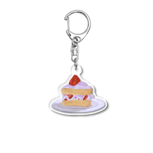 いちごショートケーキ Acrylic Key Chain