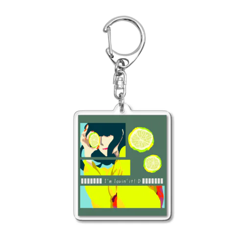 【I'm lovin' it! :D -lemon-】アクリルキーホルダー Acrylic Key Chain