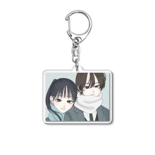 どこかの学生さん。 Acrylic Key Chain