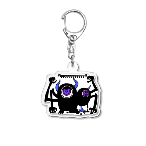 シャムクロアオメ透明化 Acrylic Key Chain