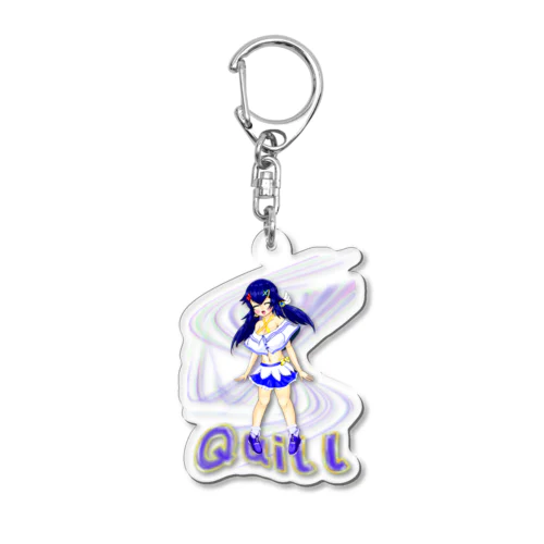 クイールちゃんver.2 Acrylic Key Chain