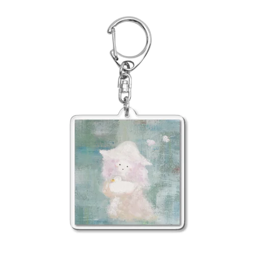 アヒルと彼女 Acrylic Key Chain