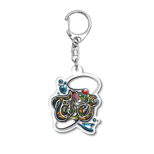 fishing boy Acrylic Key Chain