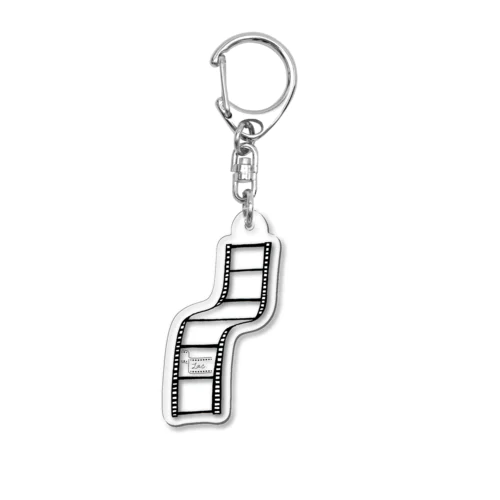 Motion picture film Acrylic Key Chain