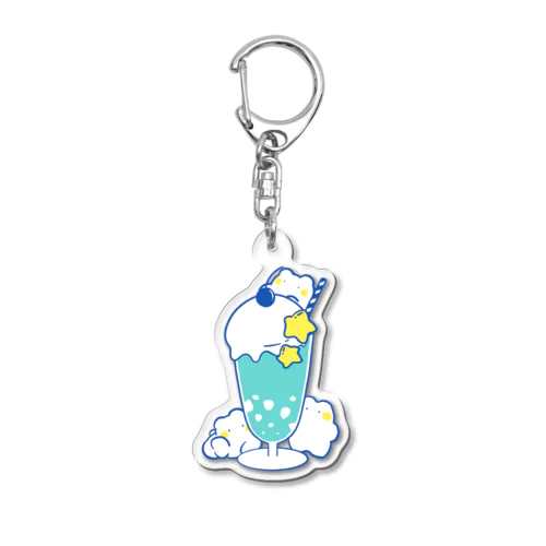 くまとソーダ Acrylic Key Chain