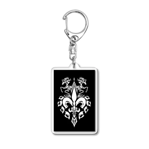 Silver⚜️Clow Acrylic Key Chain