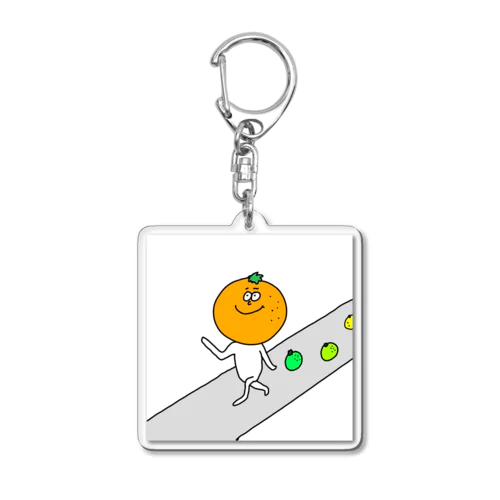 闊歩するみかん坊や Acrylic Key Chain