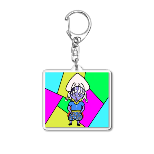 イカしたぼっちゃん Acrylic Key Chain