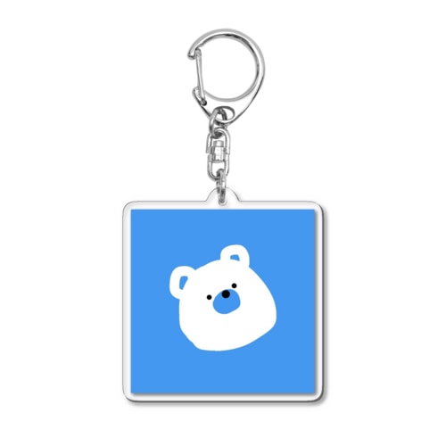 あおのくまさん。 Acrylic Key Chain