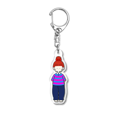 ボーダーちゃん０１ Acrylic Key Chain