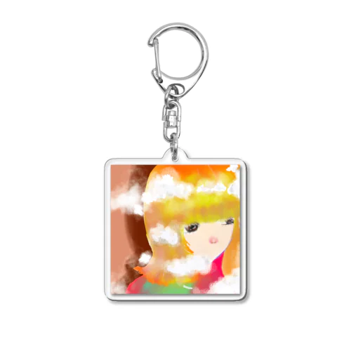 雲 Acrylic Key Chain