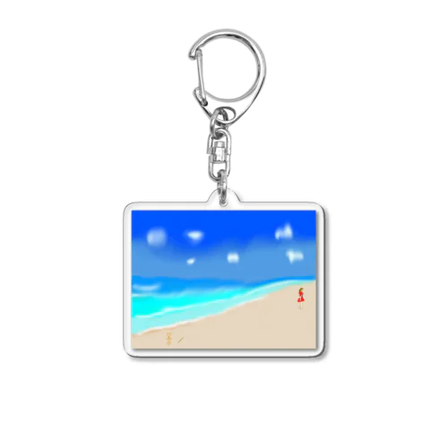 夏の淡い初恋 Acrylic Key Chain