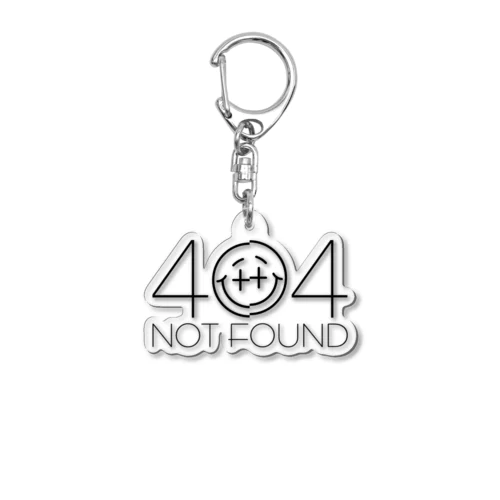 NOT FOUND Acrylic Key Chain