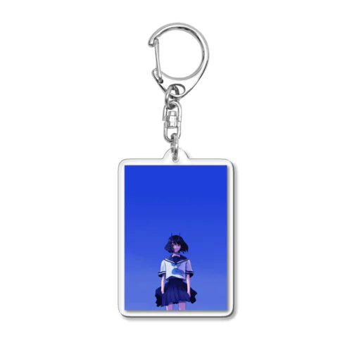 Blue Blue 01 Acrylic Key Chain