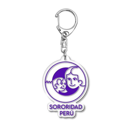 Sororidad perú Acrylic Key Chain