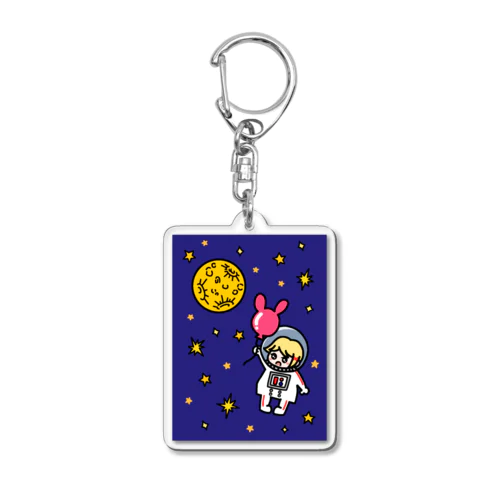 宇宙旅行 Acrylic Key Chain