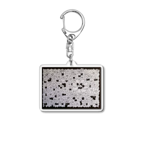 秋桜 Acrylic Key Chain