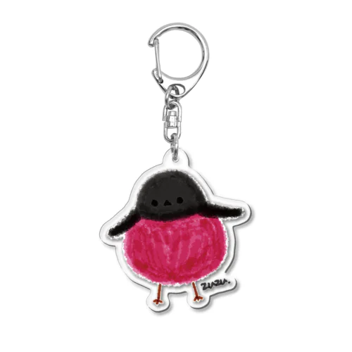 ピンクロビン Acrylic Key Chain