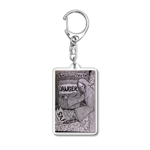 「Rumor perpetrator 風評加害者」 Acrylic Key Chain