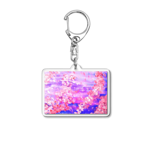 Riding the wind. Acrylic Key Chain