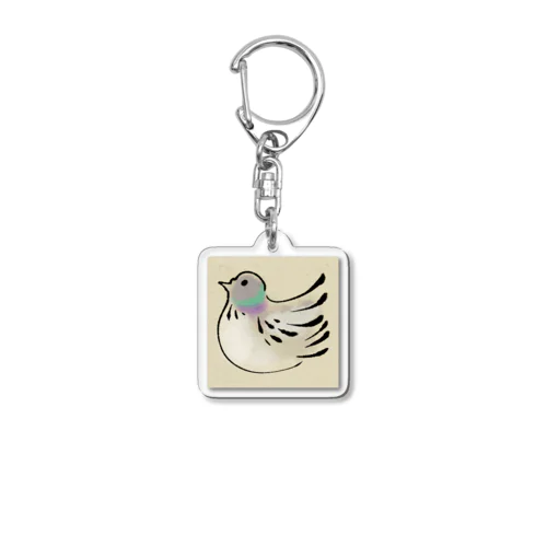 和風ICoN〜鳩〜 Acrylic Key Chain