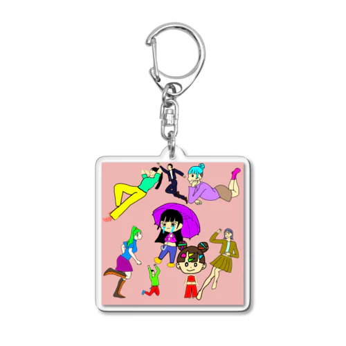 多様性part 1 Acrylic Key Chain