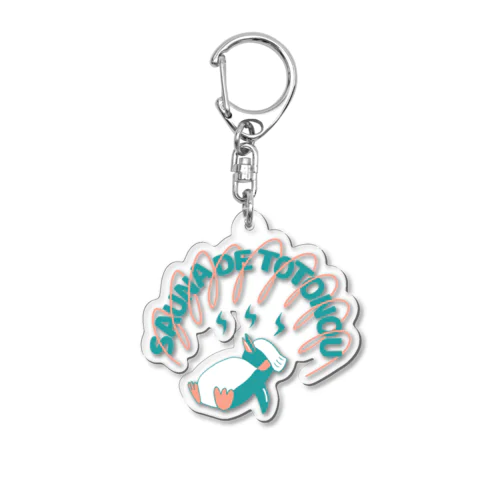 サウナペンギン Acrylic Key Chain