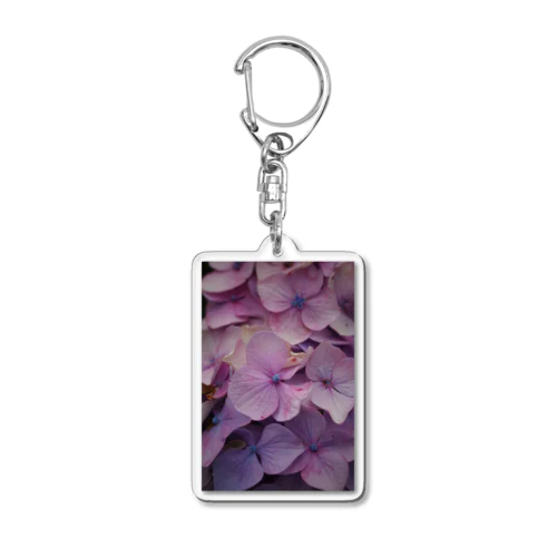 紫陽花 Acrylic Key Chain