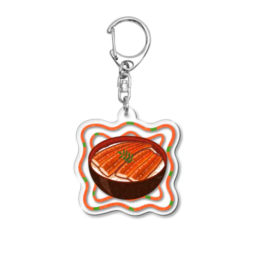 うな丼 Acrylic Key Chain