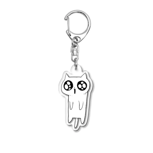 きゅるきゅる目の猫アクキー Acrylic Key Chain