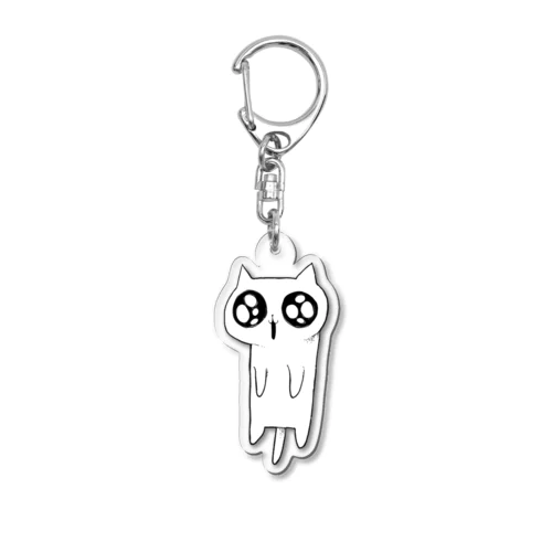 きゅるきゅる目猫アクキー Acrylic Key Chain