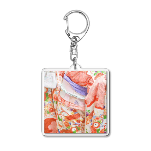 絞りの振袖 Acrylic Key Chain