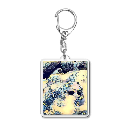 青藍 Acrylic Key Chain