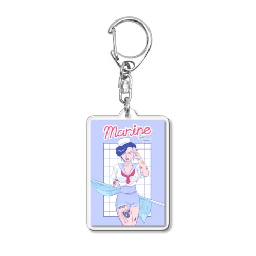 海兵ちゃん Acrylic Key Chain