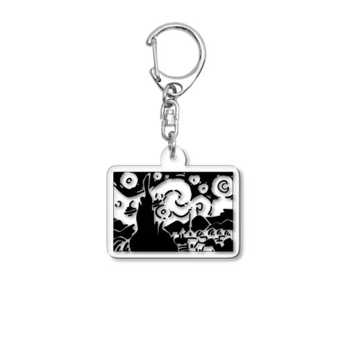 星月夜（ほしづきよ、英語: The starry night） Acrylic Key Chain