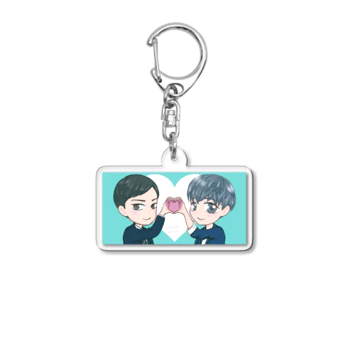 ハートポーズ Acrylic Key Chain