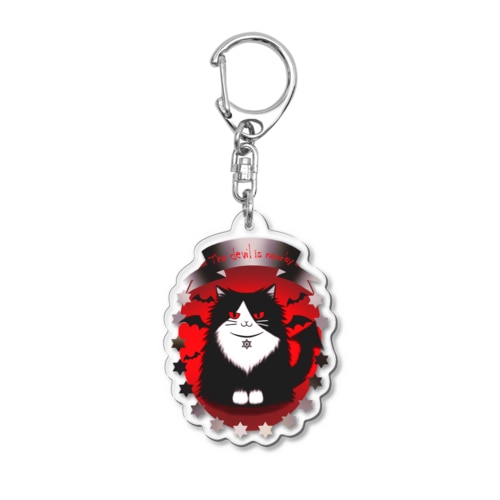 「悪魔は近くにいる」 Acrylic Key Chain