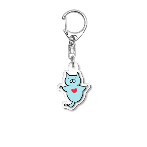 クリオネコ えどねこＶｅｒ． Acrylic Key Chain