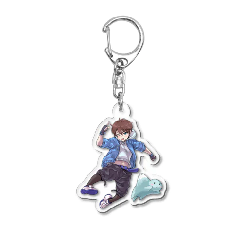 やまびこwithびぃこちゃん Acrylic Key Chain