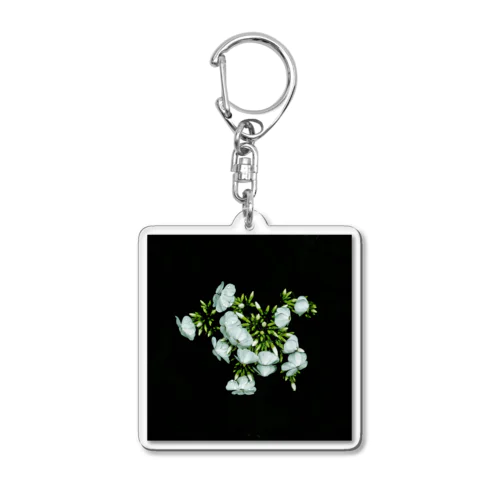 黒花 Acrylic Key Chain