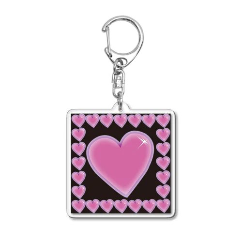 【沢山囲まれて】heart harem【逃げ場無し】 Acrylic Key Chain