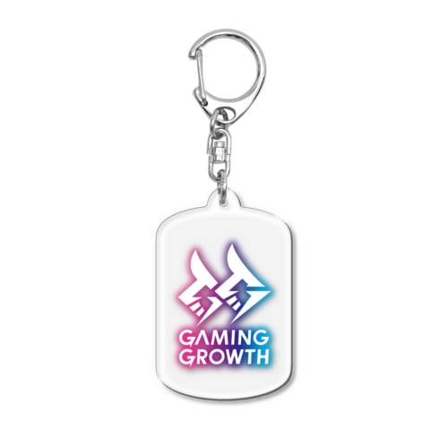 Gaming Growth アクリルキーホルダー（white  ver） Acrylic Key Chain