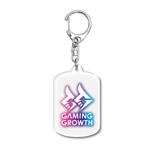 Gaming Growth アクリルキーホルダー（white  ver） Acrylic Key Chain