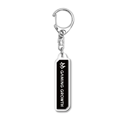 Gaming Growth アクリルキーホルダー（black long ver） Acrylic Key Chain