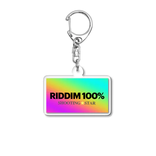 RIDDIM 100% アクリルキーホルダー