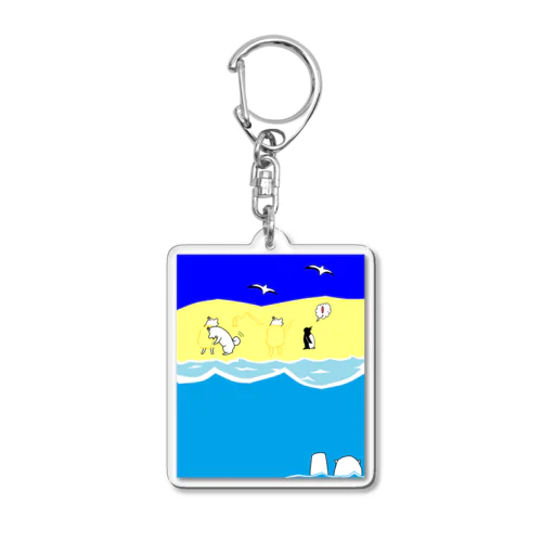 お迎え Acrylic Key Chain