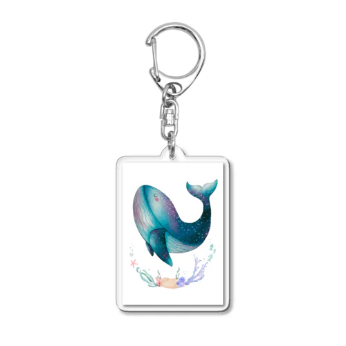 Dreaming whale  〜夢見るクジラ〜 Acrylic Key Chain
