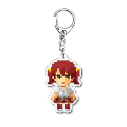 ジャイ美（ピクセルアート） Acrylic Key Chain