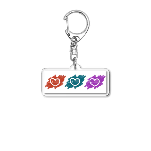 推し愛 Acrylic Key Chain