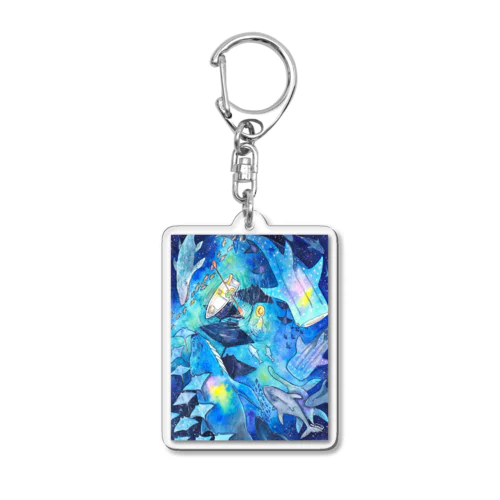 海流 Acrylic Key Chain